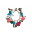 Alice in Wonderland Themed Charm Bracelet